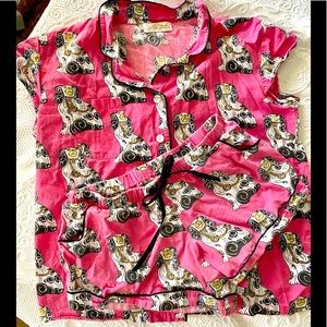 Jaye’s Studio Staffordshire dog pajamas set